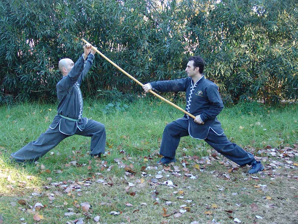 Eagle Claw Kung Fu Staff vs Staff - (Κοντάρι vs Κοντάρι)
